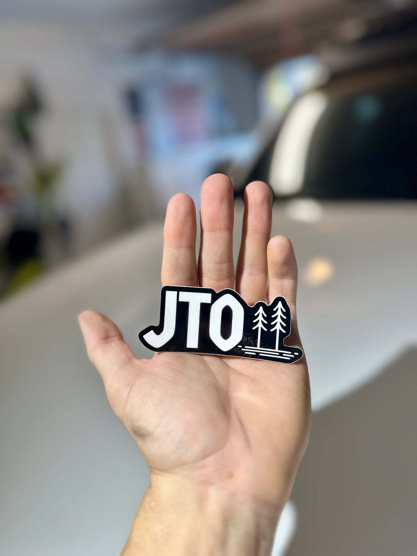 JTO Twin Tree Logo Sticker