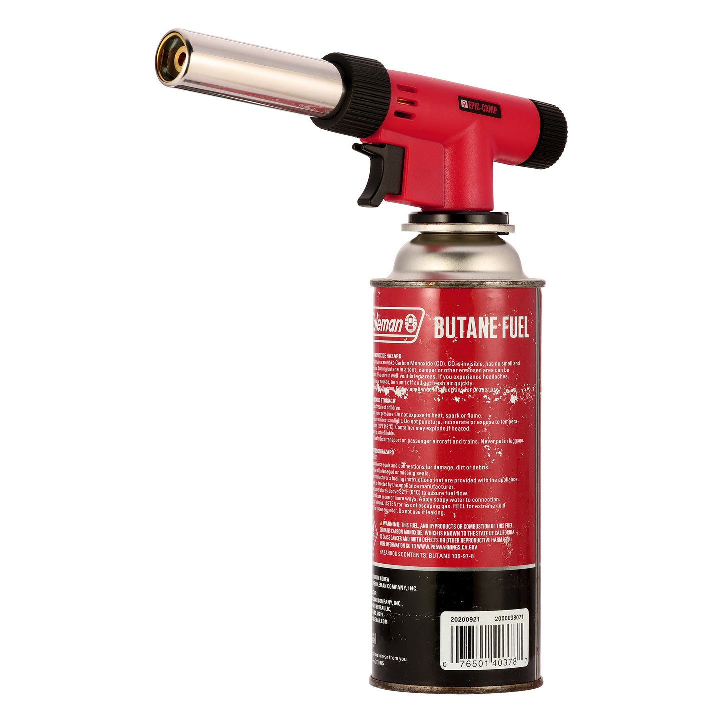 Epic Camp Butane Torch Professional Adjustable Flame