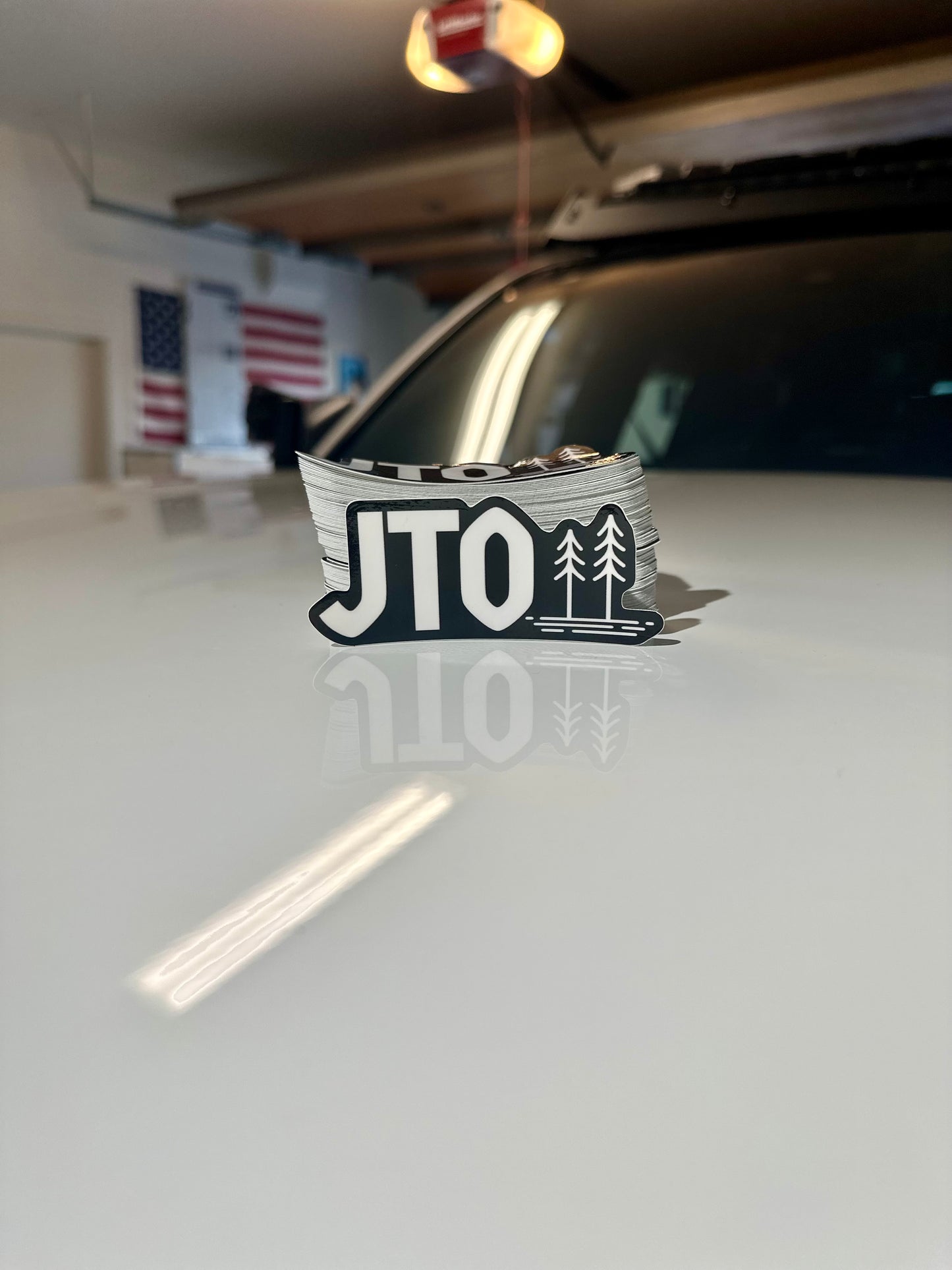 JTO Twin Tree Logo Sticker