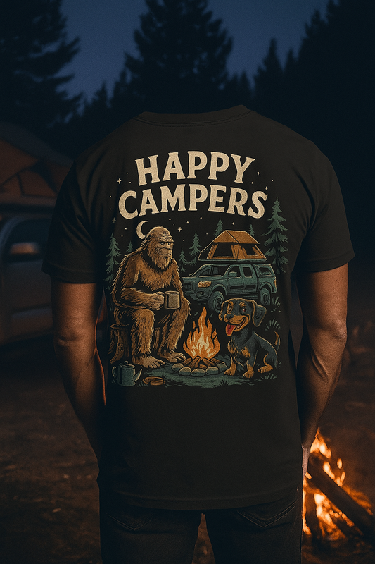 “HAPPY CAMPERS” LIMITED TEE
