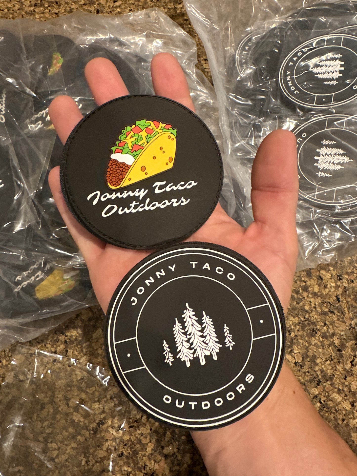 JONNY TACO NEW LOGO PVC PATCH VELCRO