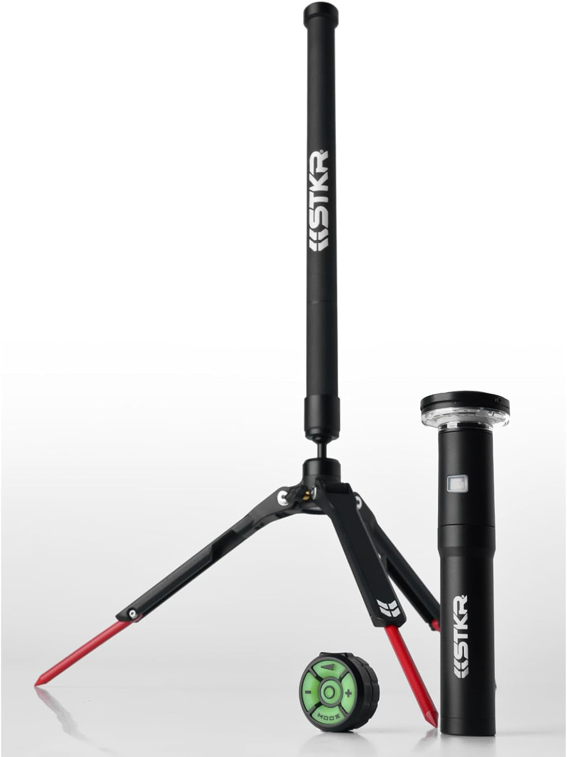 FLI PRO Telescoping Area Light - 8 Foot Extention + Removable Flashlight, Black, (12679)