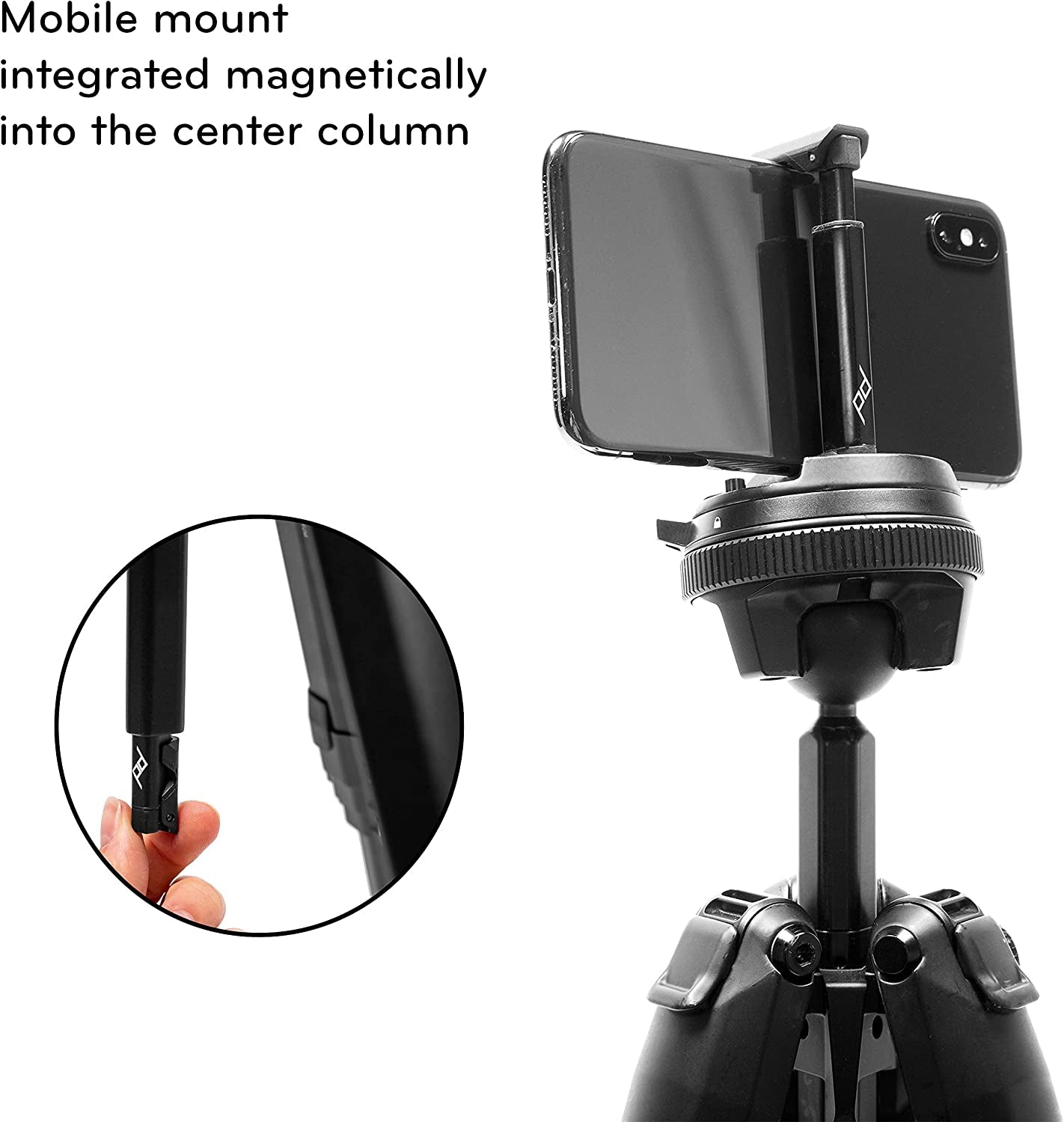 Travel Tripod (5 Section Aluminum Camera Tripod)