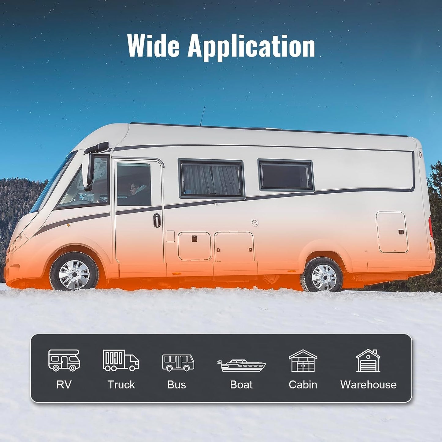 Diesel Heater, Bluetooth App Control Parking Heater, Portable Diesel Heater Automatic Altitude Adjustment, Max 18045 Ft, Diesel Air Heater for Car SUV Van RV Boat and Garage