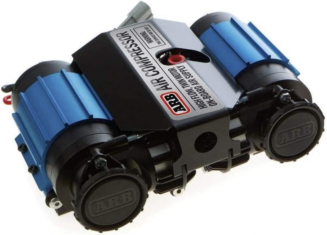 INFLATION3 Twin High Performance Air Compressor CKMTA12 and Extension Hardware for Easy Installation and Connection in a New Printed Box, Ideal for Lockers, Horns, Tire Inflation and Air Tools