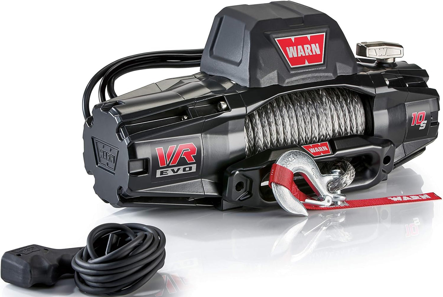 103253 VR EVO 10-S Electric 12V DC Winch with Synthetic Rope: 3/8" Diameter X 90' Length, 5 Ton (10,000 Lb) Pulling Capacity