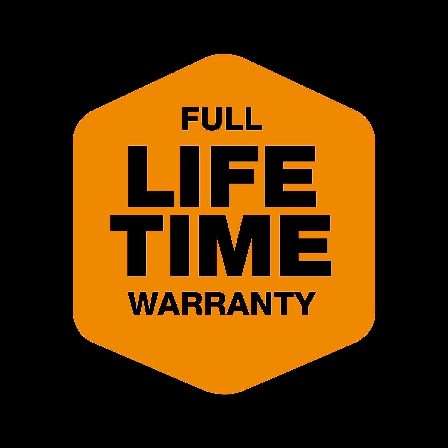 X7 Hatchet - Wood Splitter for Small to Medium Size Kindling with Proprietary Blade-Grinding Technique - Lawn and Garden - Orange/Black