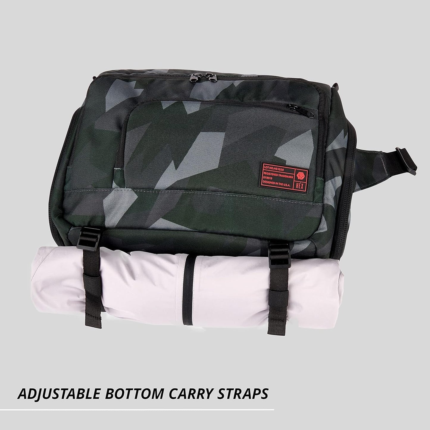 Ranger DSLR XL Camera Sling – with Adjustable Carry Straps, Ample Interior Dividers, Water-Resistant Fabric, YKK Premium Zippers & More – Glacier Camo