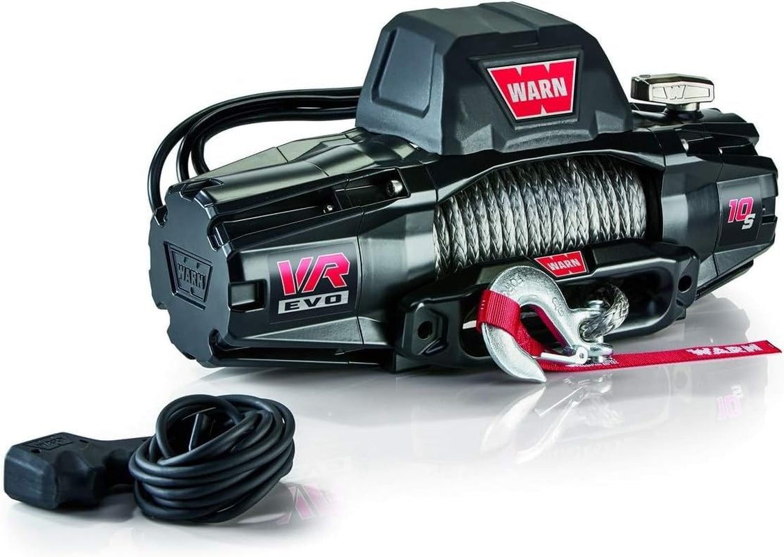 103253 VR EVO 10-S Electric 12V DC Winch with Synthetic Rope: 3/8" Diameter X 90' Length, 5 Ton (10,000 Lb) Pulling Capacity