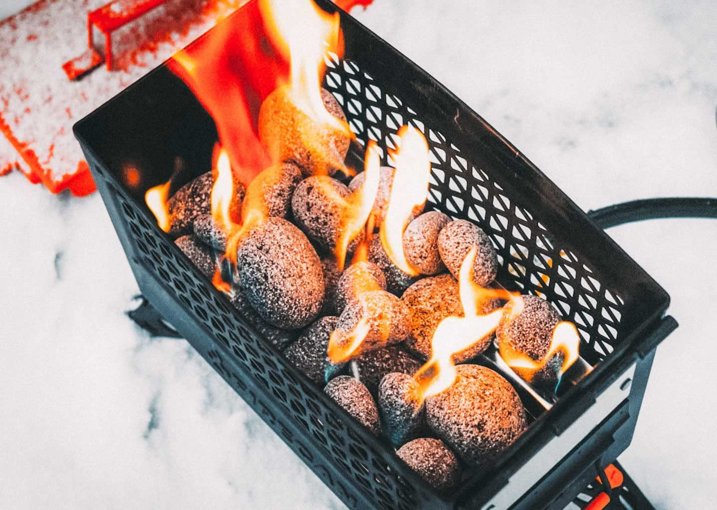 Firecan Fire Rocks Propane Fire Pit Lava Stones
