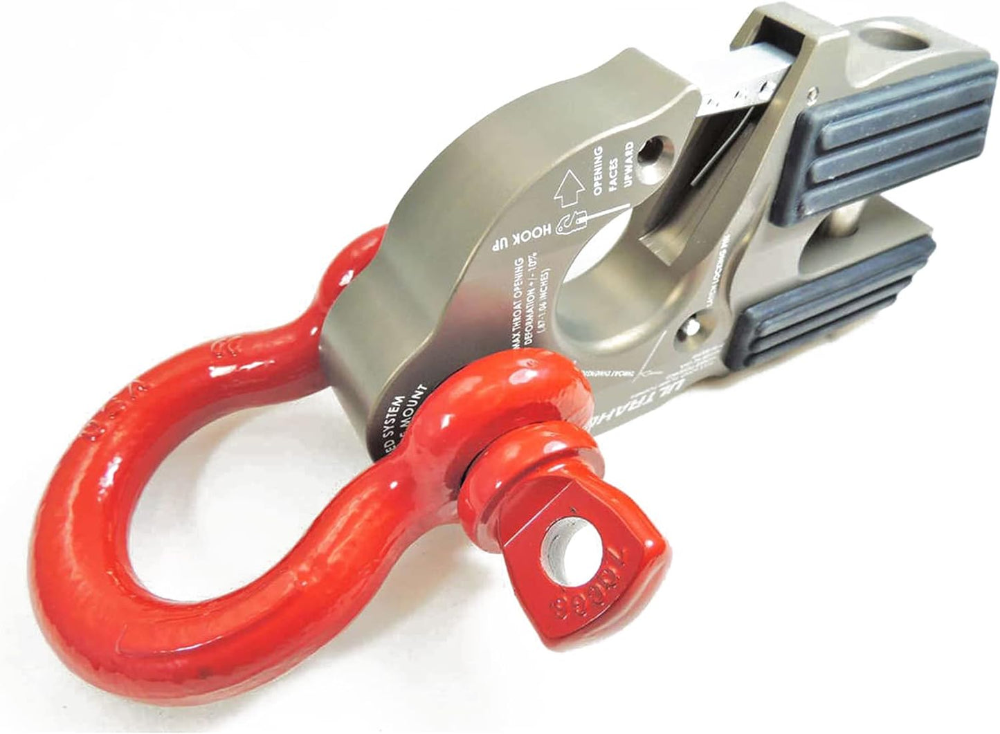 ULTRAHOOK Winch Hook with Shackle Mount - Gray