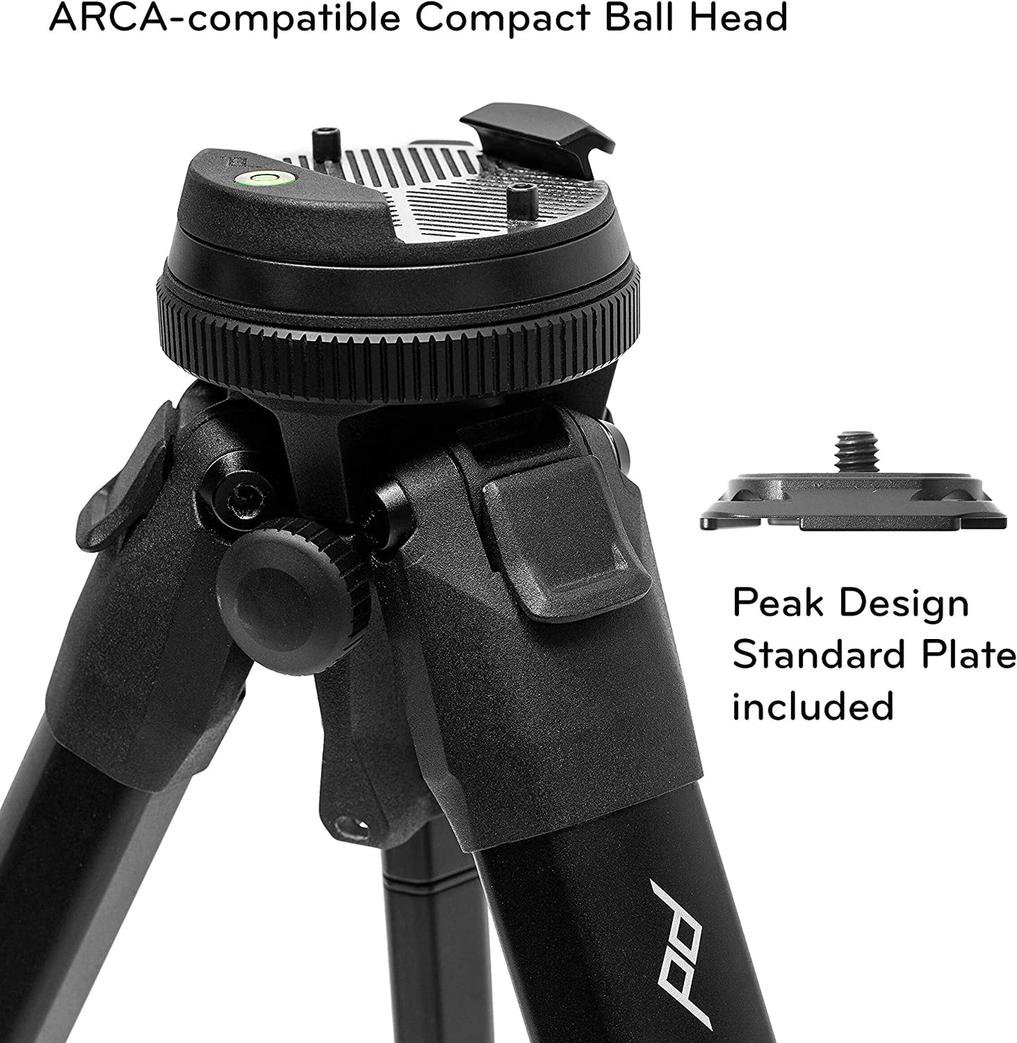Travel Tripod (5 Section Aluminum Camera Tripod)