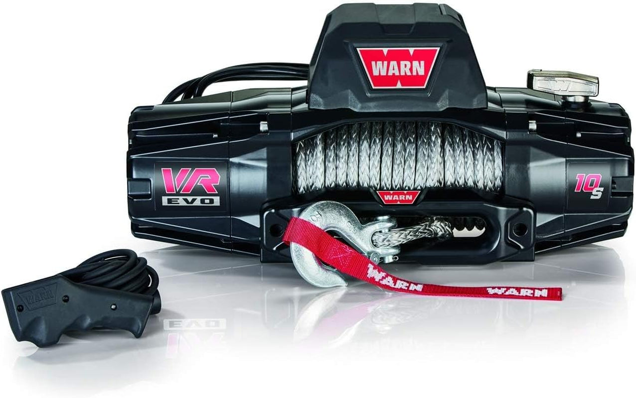 103253 VR EVO 10-S Electric 12V DC Winch with Synthetic Rope: 3/8" Diameter X 90' Length, 5 Ton (10,000 Lb) Pulling Capacity