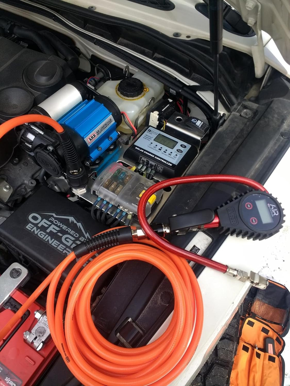 171302 V2 Portable Tire Inflation Kit, Includes High-Temperature Air Hose 23 Foot and Redesigned Accessories Kit, Quick Fitting for Universal on Board Systems and Air Compressors