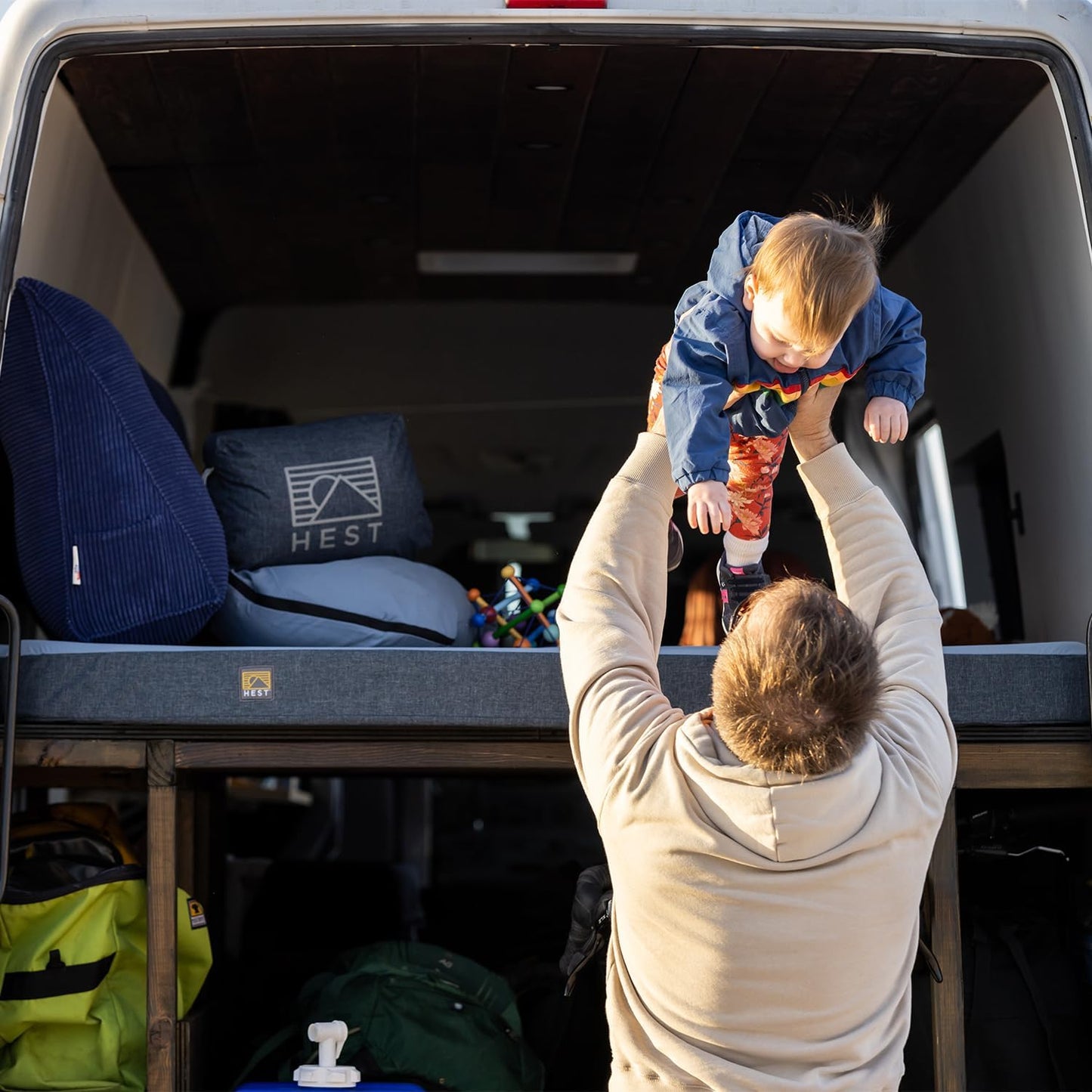 Dually - Portable Camping Mattress, Enhanced Memory Foam, Double Mattress, Sleeps Two