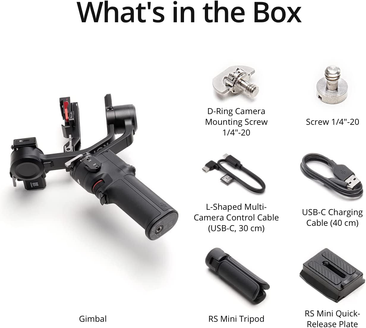RS 3 Mini, 3-Axis Mirrorless Gimbal Lightweight Stabilizer for Canon/Sony/Panasonic/Nikon/Fujifilm, 2 Kg (4.4 Lbs) Tested Payload, Bluetooth Shutter Control, Native Vertical Shooting