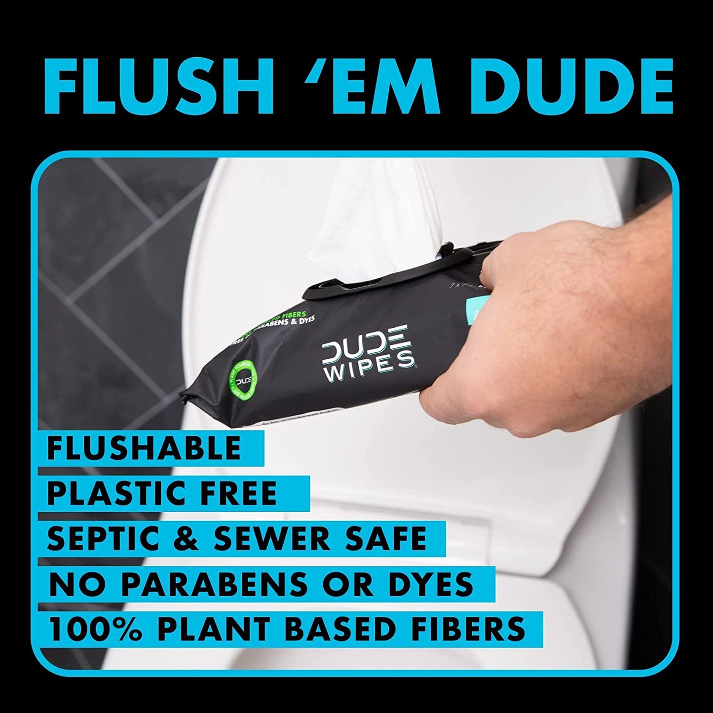 - Flushable Wipes - 3 Pack, 144 Wipes - Unscented Extra-Large Adult Wet Wipes - Vitamin-E & Aloe for At-Home Use - Septic and Sewer Safe
