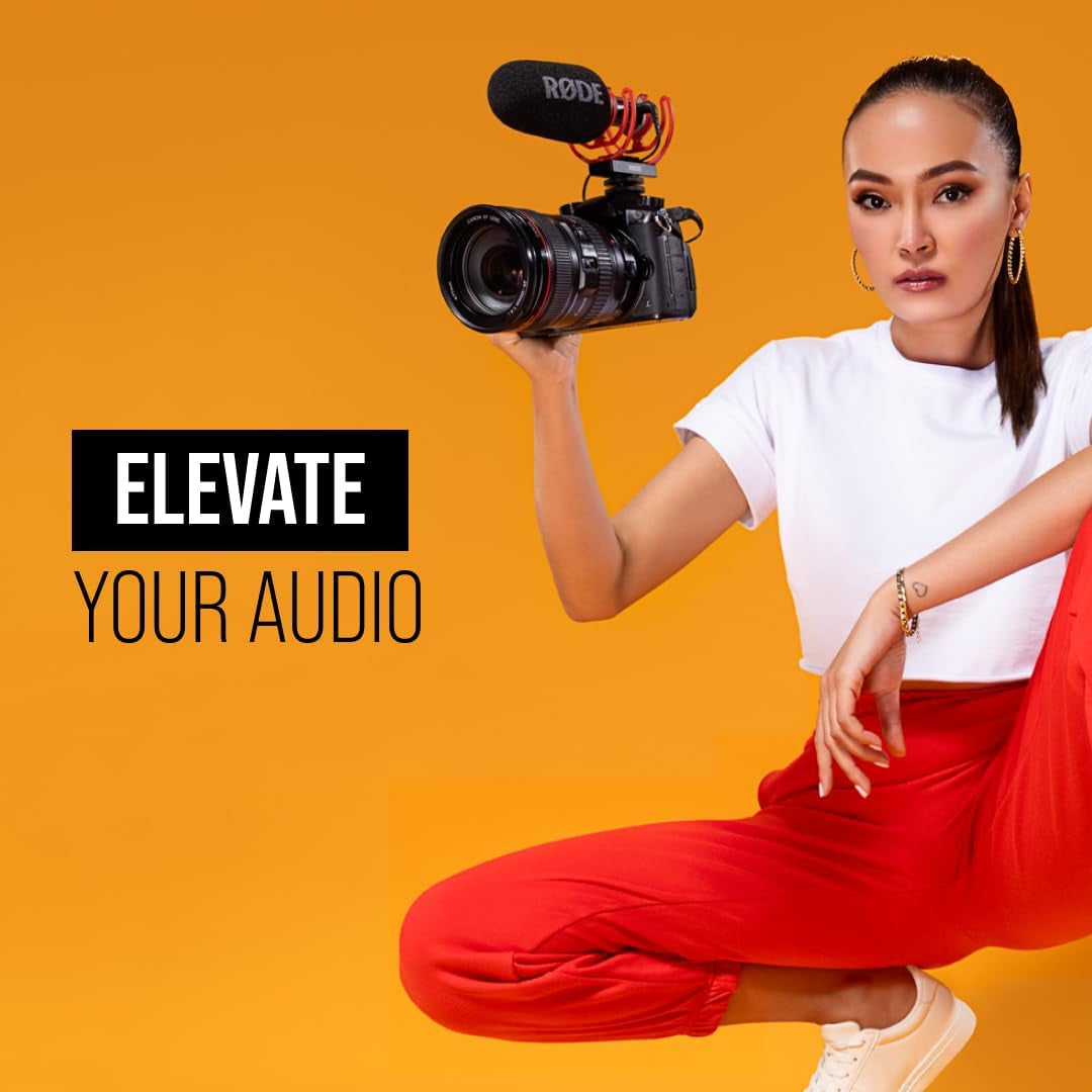 Videomic GO II Camera-Mount Lightweight Directional Microphone,Black