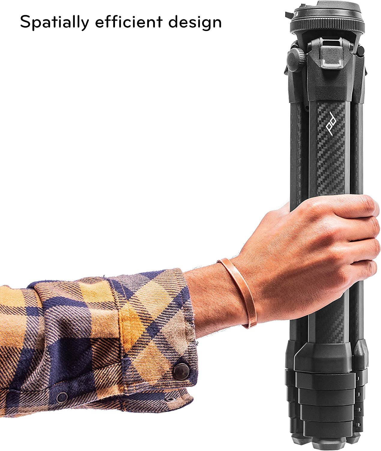 Travel Tripod (5 Section Aluminum Camera Tripod)