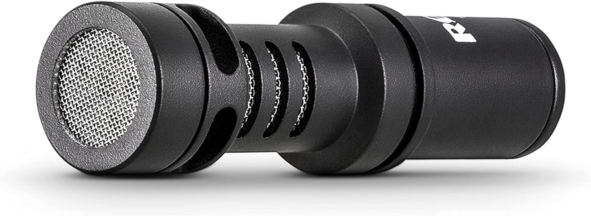 Videomicro Compact On-Camera Microphone with Rycote Lyre Shock Mount, Auxiliary, Black