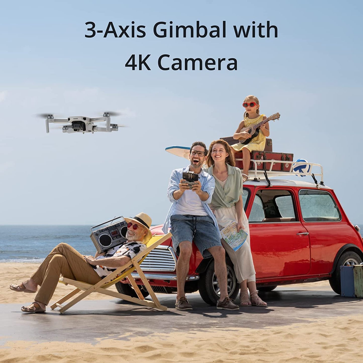 Mini 2 Fly More Combo – Ultralight Foldable Drone, 3-Axis Gimbal with 4K Camera, 12MP Photos, 31 Mins Flight Time, Ocusync 2.0 10Km HD Video Transmission, Quickshots, Gray