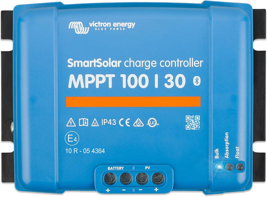 Smartsolar MPPT 100V 30 Amp 12/24-Volt Solar Charge Controller (Bluetooth)