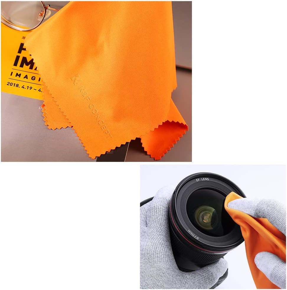 Professional Camera Cleaning Kit for DSLR & Mirrorless Cameras with APS-C & Full-Frame Sensor Cleaning Rods/Lens Cleaner/Gloves/Air Blower/Lens Pen Brush/Microfiber Cloths/Carrying Case