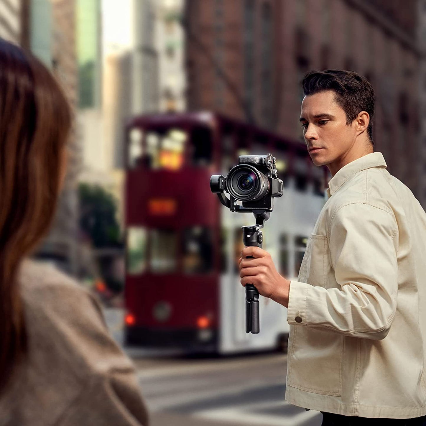 RS 3 Mini, 3-Axis Mirrorless Gimbal Lightweight Stabilizer for Canon/Sony/Panasonic/Nikon/Fujifilm, 2 Kg (4.4 Lbs) Tested Payload, Bluetooth Shutter Control, Native Vertical Shooting