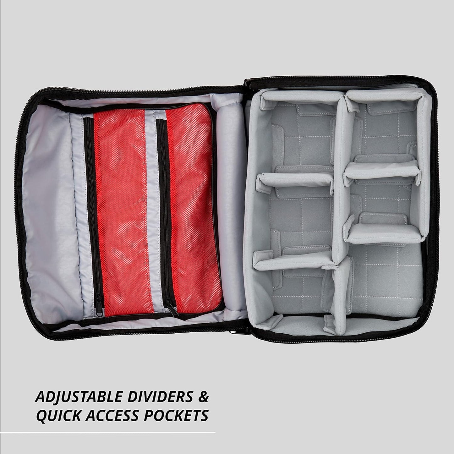 Ranger DSLR XL Camera Sling – with Adjustable Carry Straps, Ample Interior Dividers, Water-Resistant Fabric, YKK Premium Zippers & More – Glacier Camo