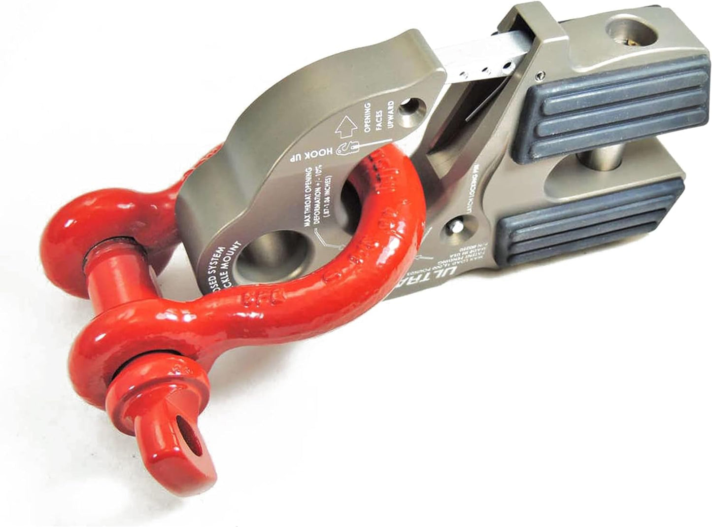 ULTRAHOOK Winch Hook with Shackle Mount - Gray