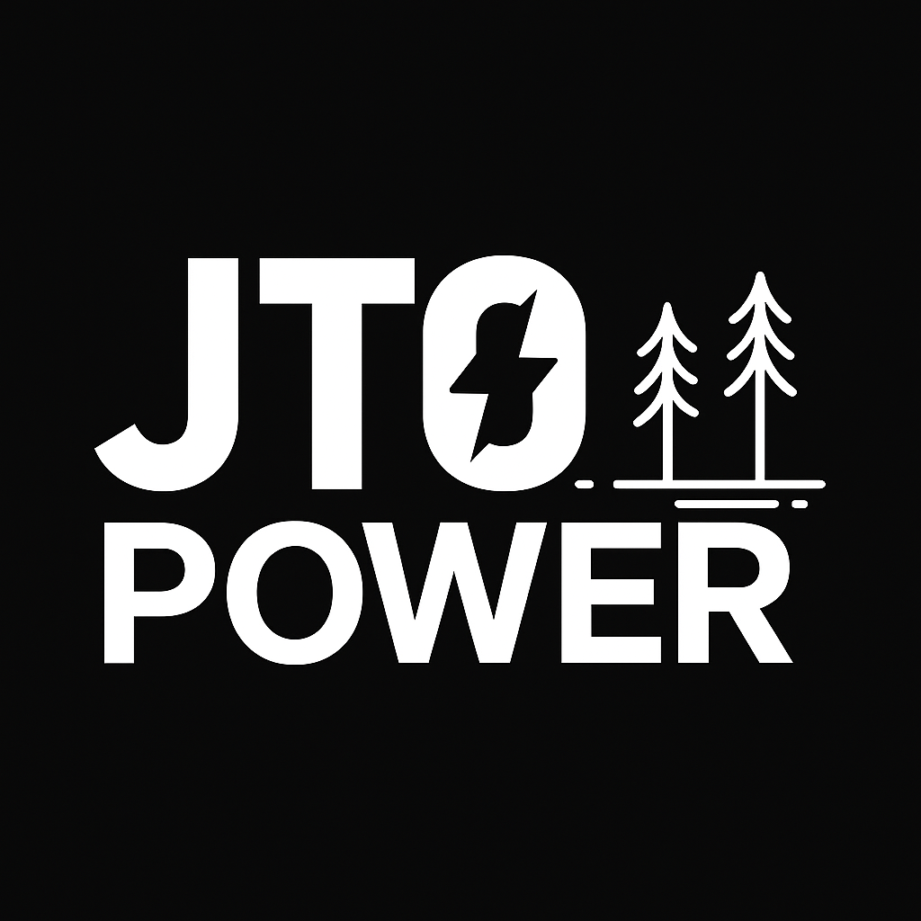 JTO 20,000 mAh Power Bank | Off-Grid Ready Portable Charger - BLACK