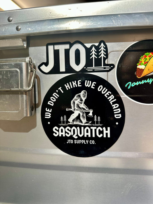 JTO Sticker 3-Pack – Twin Tree, Tree Patch, Sasquatch