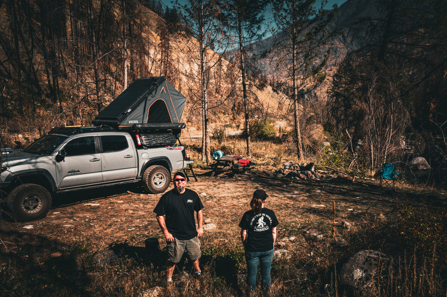 SASQUATCH TEE – WE DON'T HIKE WE OVERLAND
