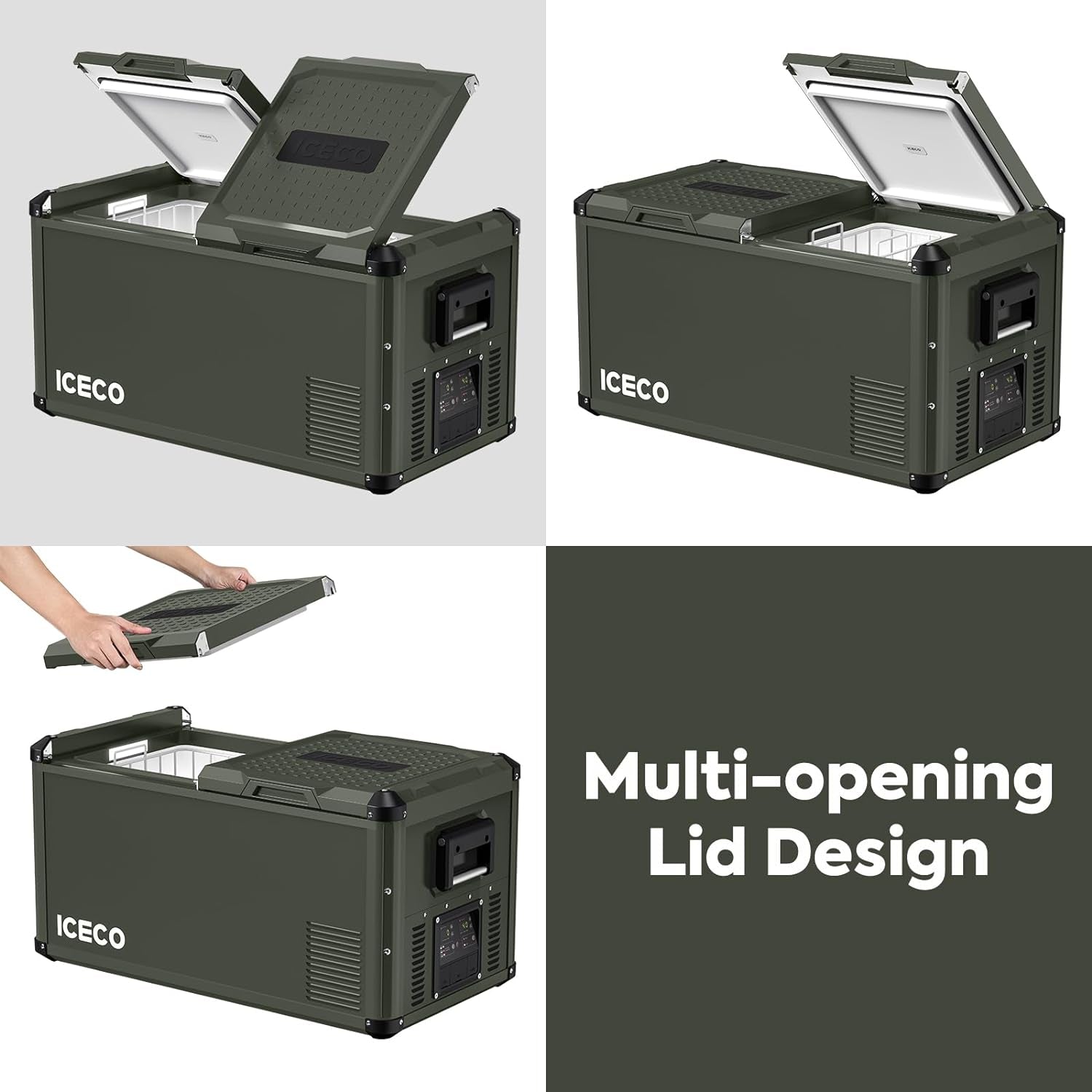 ICECO VL75 Prod 12V Refrigerator, Portable Freezer Fridge with AC