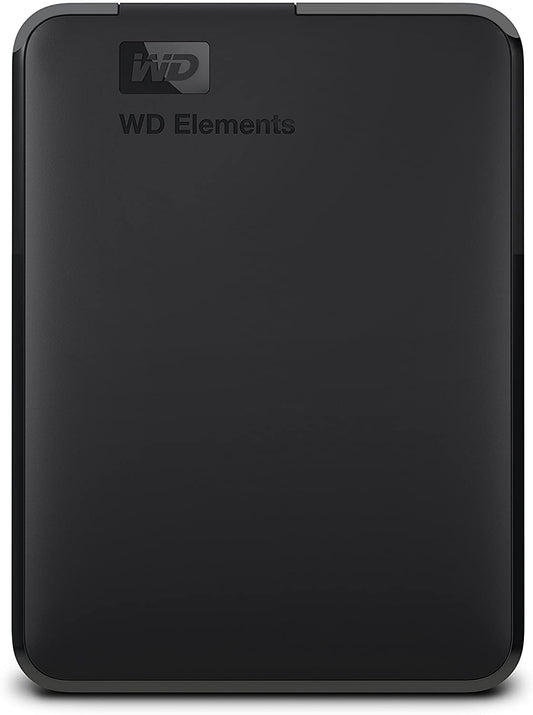 WD 5TB Elements Portable HDD, External Hard Drive, USB 3.0 for PC & Mac, Plug and Play Ready - WDBU6Y0050BBK-WESN