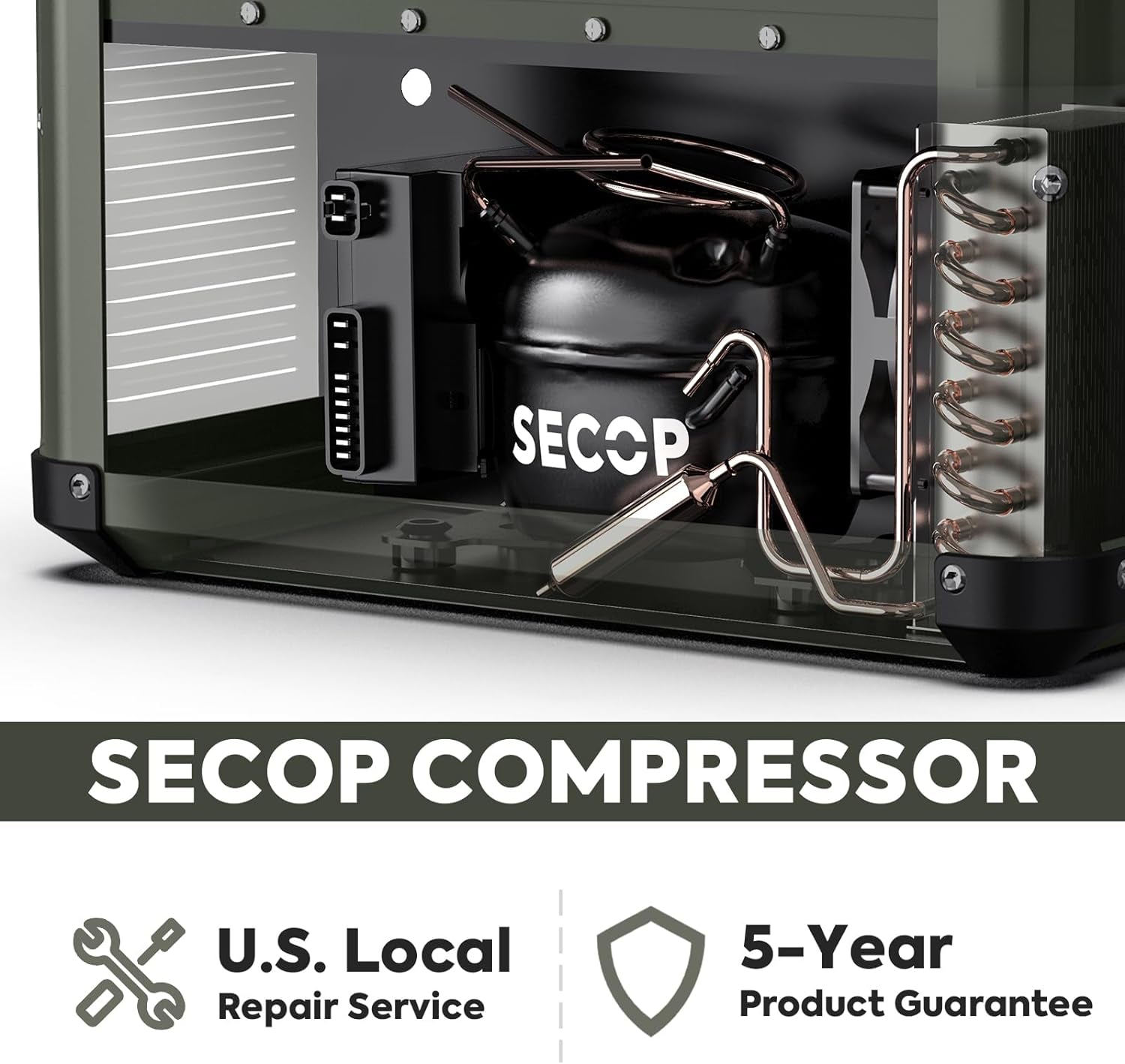ICECO VL75 Prod 12V Refrigerator, Portable Freezer Fridge with AC