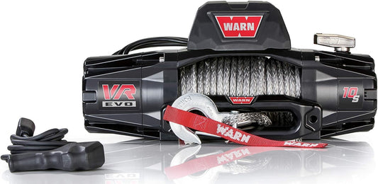 103253 VR EVO 10-S Electric 12V DC Winch with Synthetic Rope: 3/8" Diameter X 90' Length, 5 Ton (10,000 Lb) Pulling Capacity