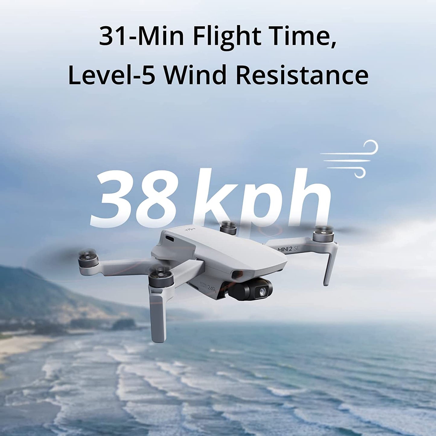 Mini 2 SE Fly More Combo, Lightweight Drone with QHD Video, 10Km Video Transmission, 3 Batteries for Total of 93 Mins Flight Time, under 249 G, Automatic Pro Shots, Camera Drone for Beginners