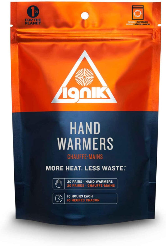 Resealable Multiple-Use Hand Warmers for 10 Hours of Heat across 72 Hours