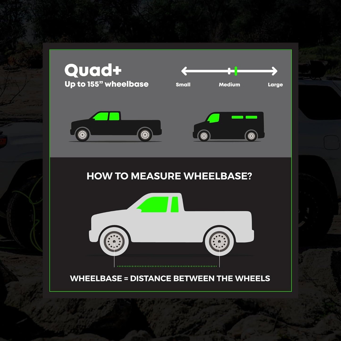 Quad+ 4 Tire Inflation Deflation System | Fits up to 155" Wheelbase | Includes Manifold, Digital Gauge, and Storage Bag