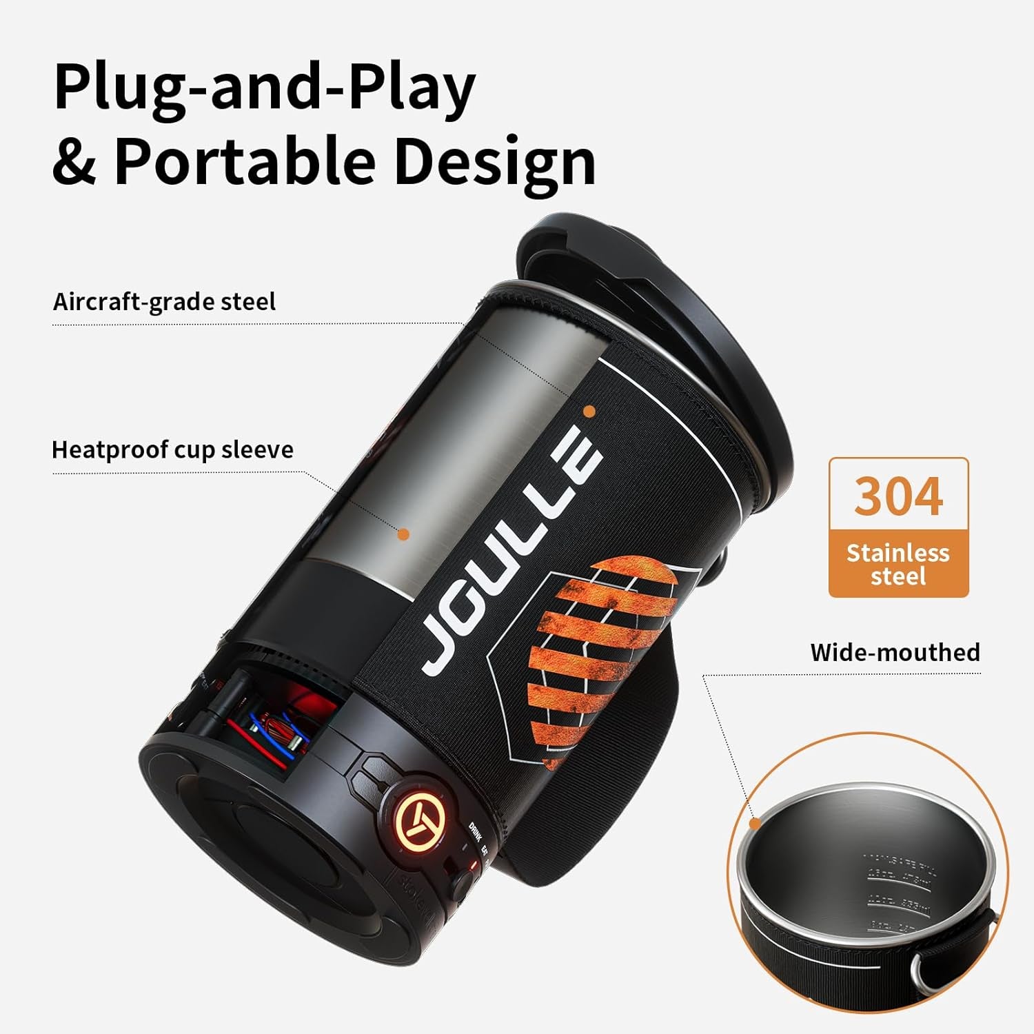 electric camping kettle go outdoors Electric Kettle, Multi-Functional Portable Travel Water Boiler Cooker, – Outdoor Adventure Gear