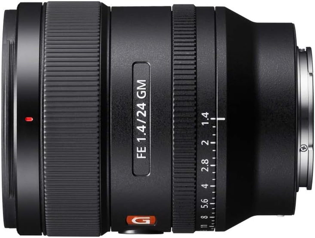 E-Mount FE 24Mm F1.4 GM Full Frame Wide-Angle Prime Lens (SEL24F14GM), Black