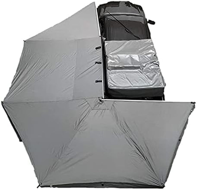 OVS Nomadic Awning 270 - Dark Gray with Black Travel Cover - Driverside