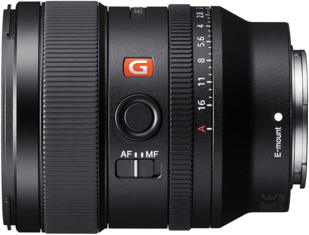 E-Mount FE 24Mm F1.4 GM Full Frame Wide-Angle Prime Lens (SEL24F14GM), Black