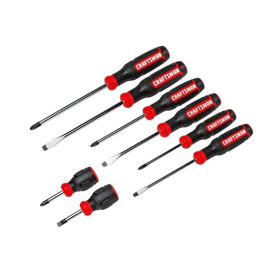 Screwdriver Set, Bi-Material, 8 Piece Set (CMHT65075N)