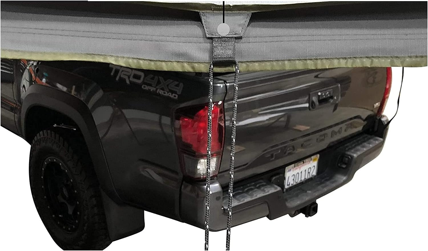 OVS Nomadic Awning 270 - Dark Gray with Black Travel Cover - Driverside