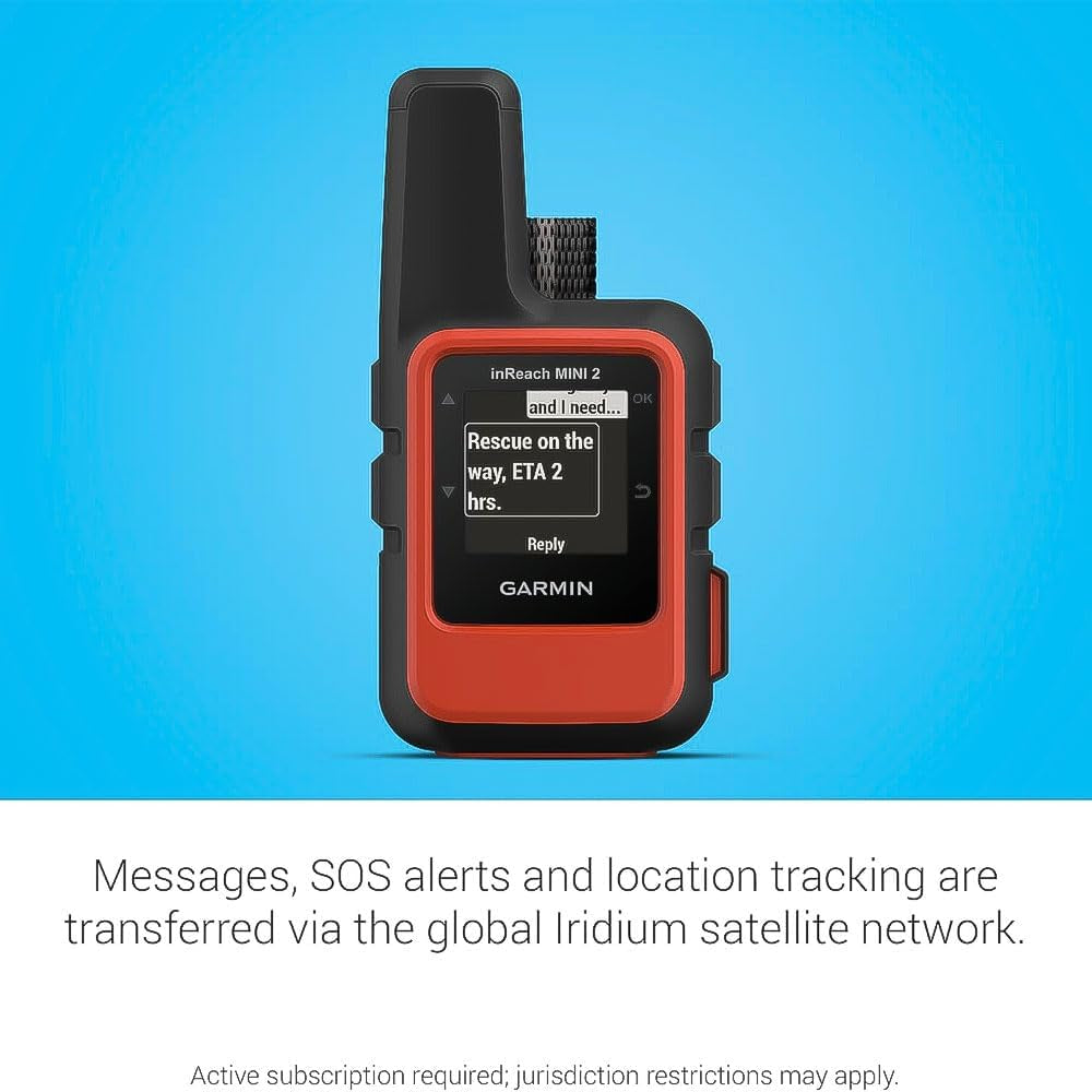 010-02602-00 Inreach Mini 2, Lightweight and Compact Satellite Communicator, Hiking Handheld, Orange