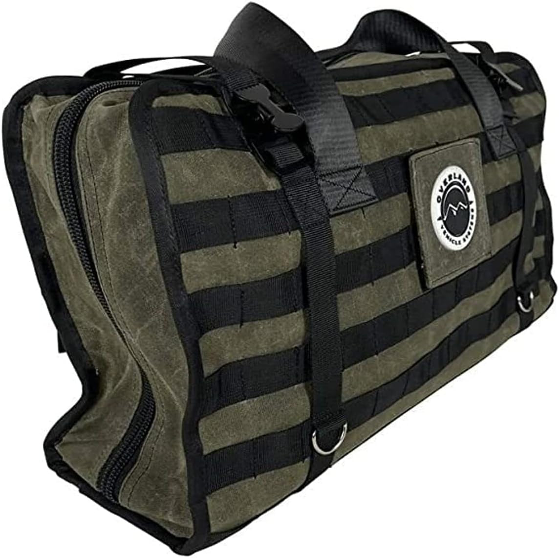 Large Recovery Bag with Handle and Straps - #16 Waxed Canvas